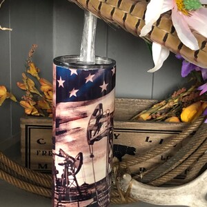 Oilfield Flag Yeti Oilfield Yeti Oil Worker Mug Oilfield Worker
