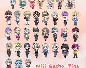 NijiFashion Acrylic Pins