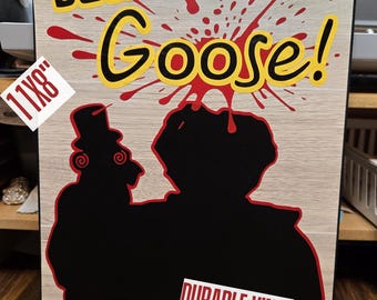 Mother Gooseberry from The Outlast Trials game vinyl sign Dr Futterman