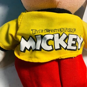 Peluche mini vintage de The Disney Store con forma de Espíritu de Mickey Mouse. imagen 5
