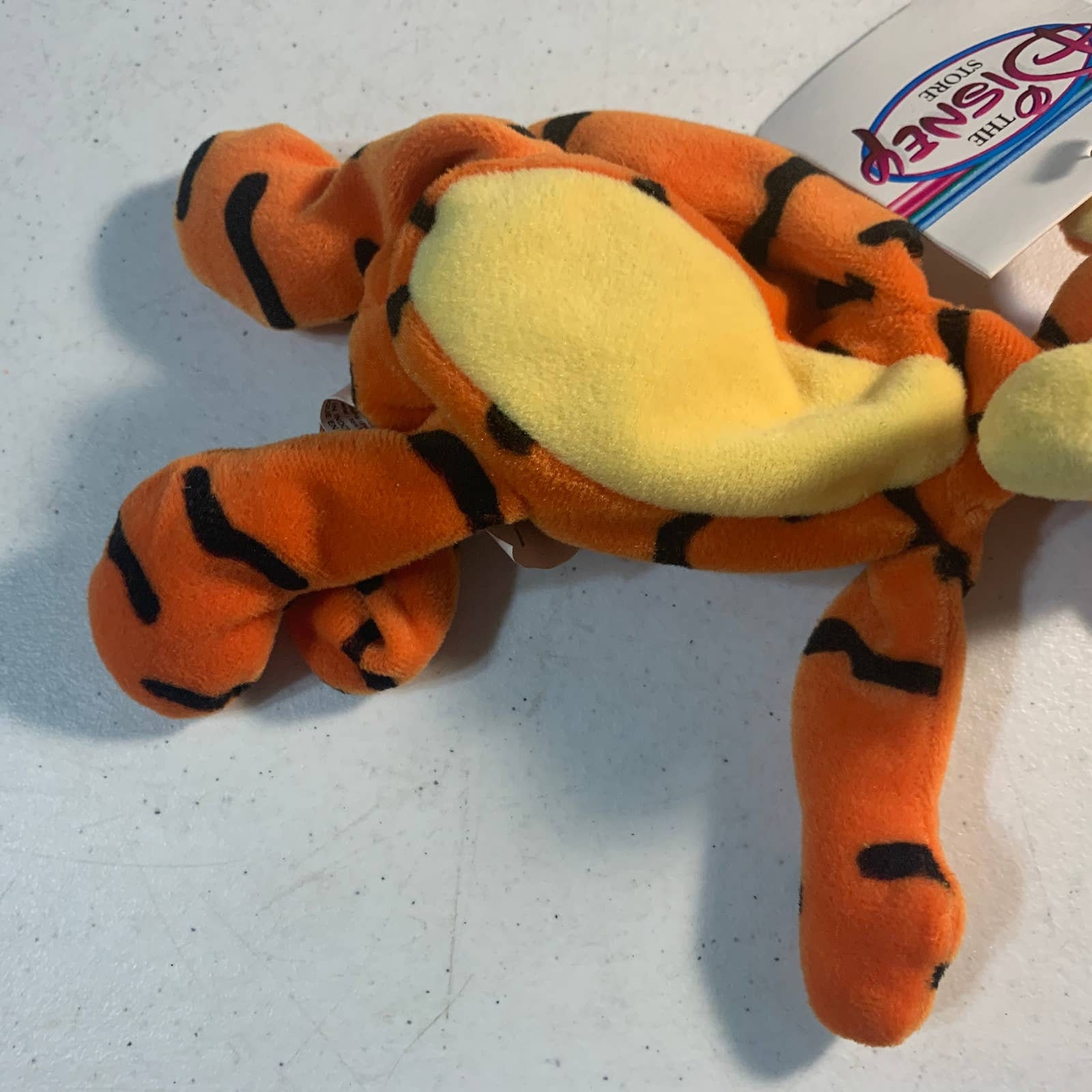 Vintage Disney Store Mini Bean Bag Plush Stuffed Animal TIGGER Winnie ...