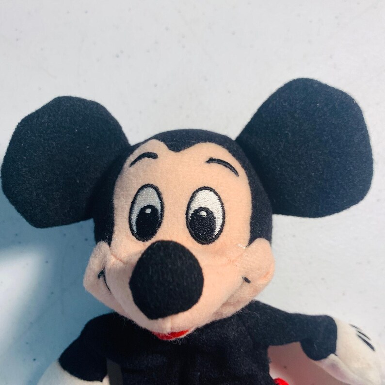 vintage 1980s Disney Catalog Outlet plush stuffed animal Mickey Mouse with tag 8in 画像 3