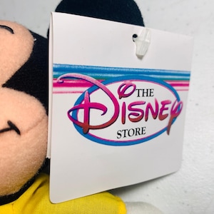 Peluche mini vintage de The Disney Store con forma de Espíritu de Mickey Mouse. imagen 7