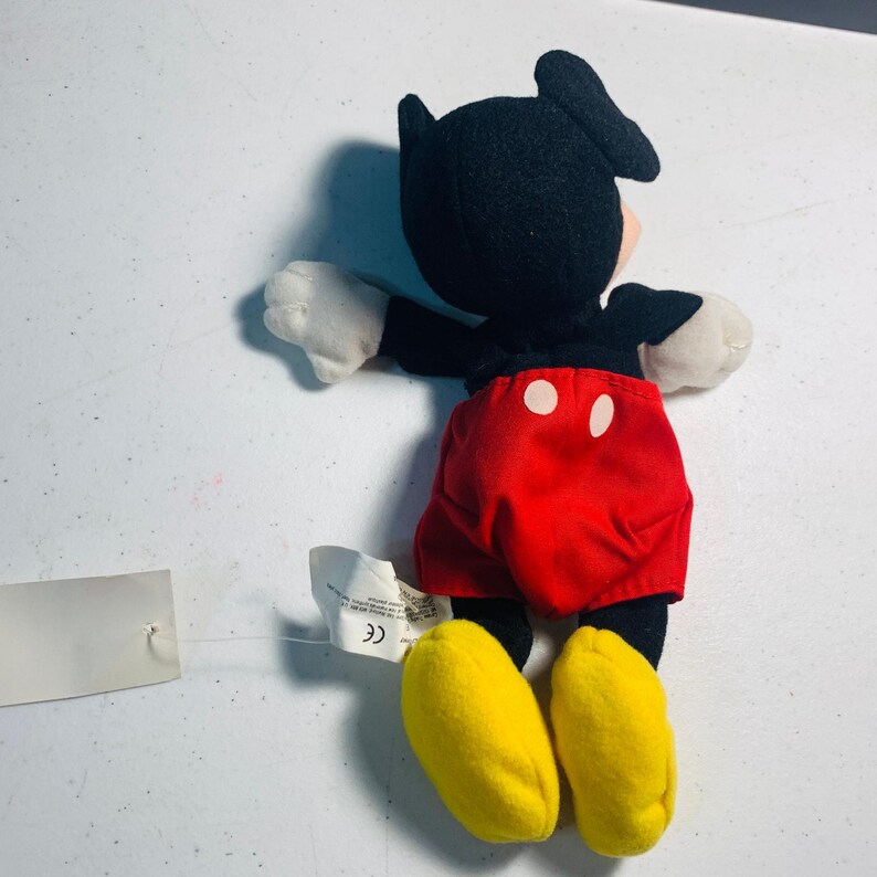 vintage 1980s Disney Catalog Outlet plush stuffed animal Mickey Mouse with tag 8in 画像 2