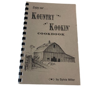 vintage cookbook Kountry Kookin Sylvia Miller 1991 Pennsylvania country cooking