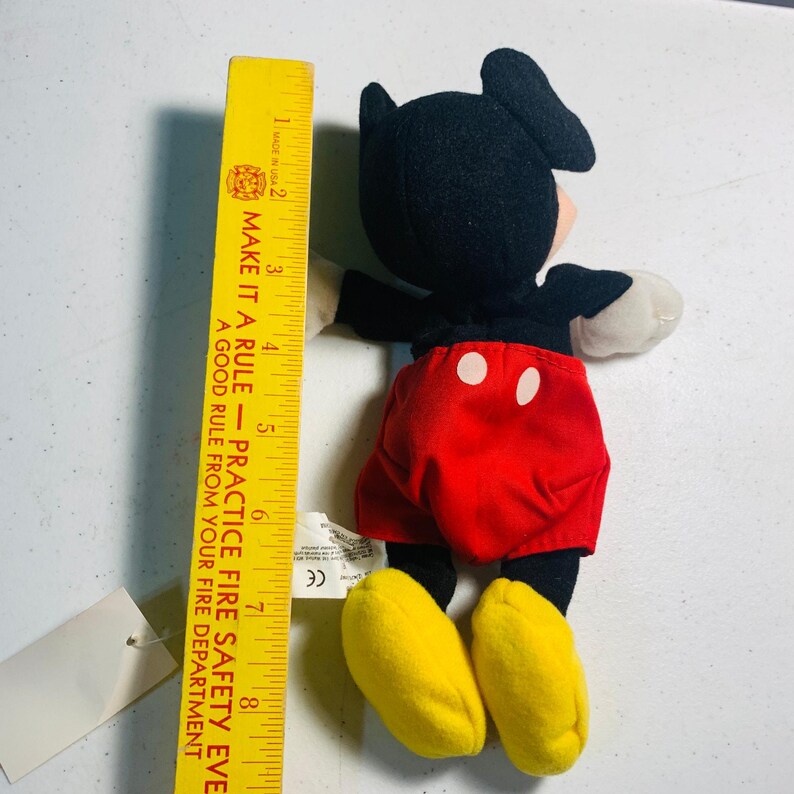 vintage 1980s Disney Catalog Outlet plush stuffed animal Mickey Mouse with tag 8in 画像 5