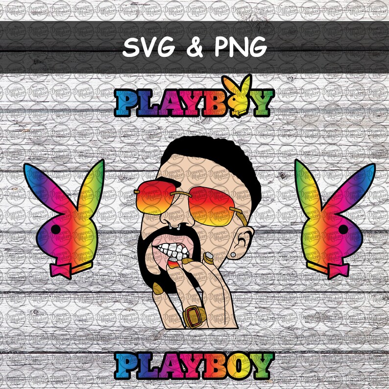 Download Playboy Bad Bunny SVG | Etsy