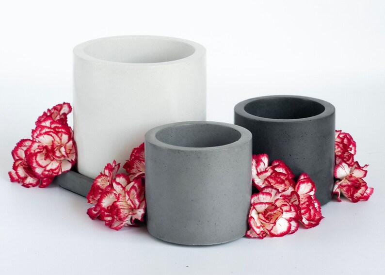 Concrete Candle Vessel Luxury Candle Jar/Container in 4oz Etsy