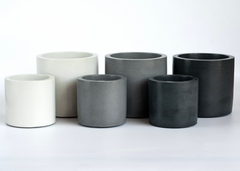 Concrete Candle Vessel Luxury Candle Jar/Container in Small Etsy