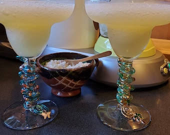 Decorated Margarita Glasses!!