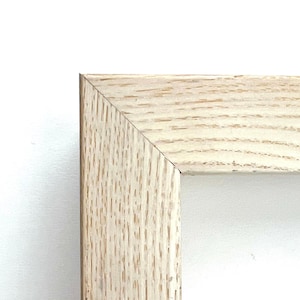White Oak Tone Shadow Box Frame- 11 x 14