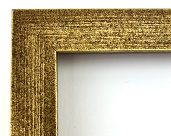 Antique Gold Square Frame  1 1/4"  - 5x7 8x10 9x12 11x14 12x12 12x16 14x18 16x20 20x24