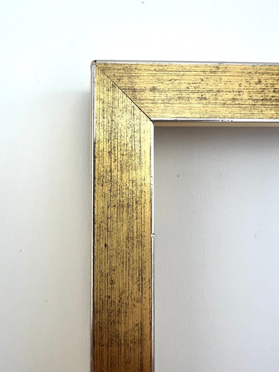 Bright Gold/Silver Frame 3/4" Frame  - 5x7 8x10 9x12 11x14 12x12 12x16 14x18 16x20 20x24