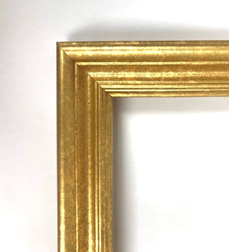 Gold Leaf Frame 5x7 8x10 9x12 11x14 12x12 12x16 14x18 16x20 Etsy