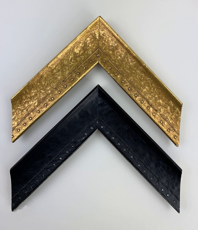 Distressed Black & Gold Frames 5x7 8x10 9x12 11x14 12x12 Etsy