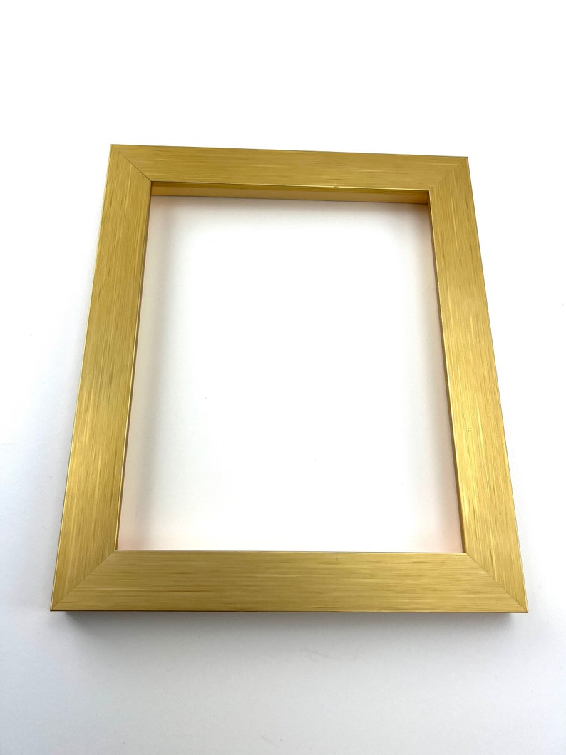 Modern Yellow Gold Frame 8 X 10 Etsy