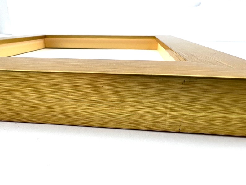 Modern Yellow Gold Frame 8 X 10 Etsy