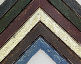 Thin Distressed Rustic Frame  - 5x7 8x10 9x12 11x14 12x12 12x16 14x18 16x20 20x24