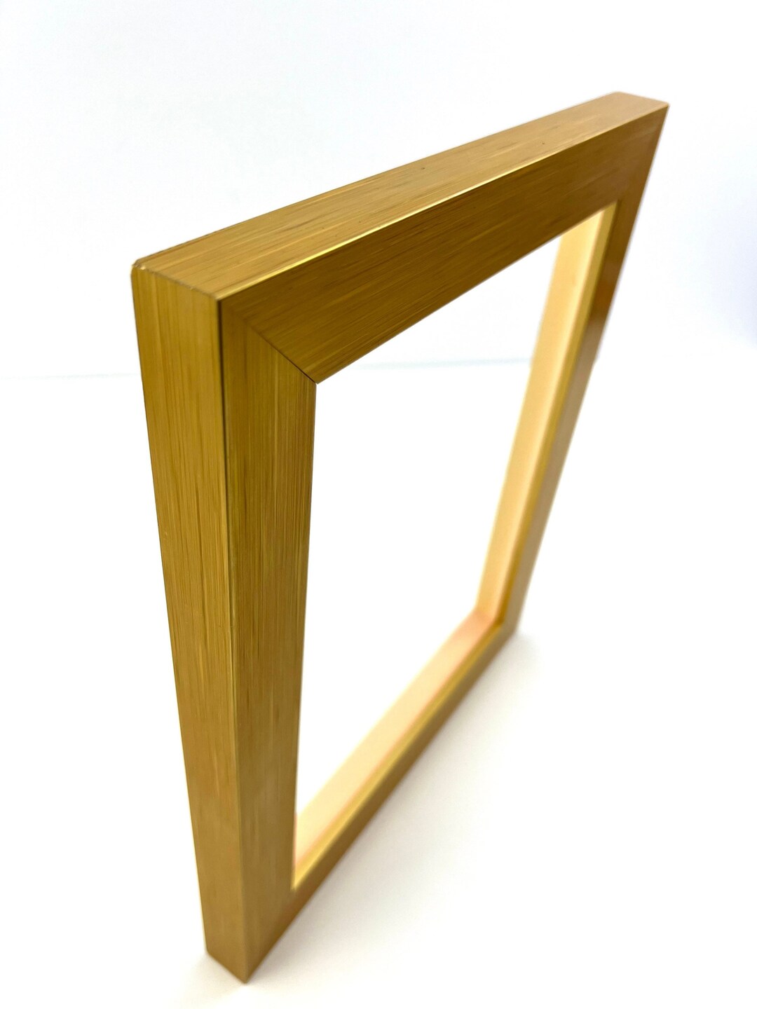 Modern Yellow Gold Frame 8 X 10 Etsy