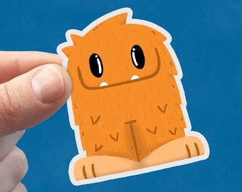 Reggie the Creature Sticker | cute creature sticker for water bottles, laptops, phone cases