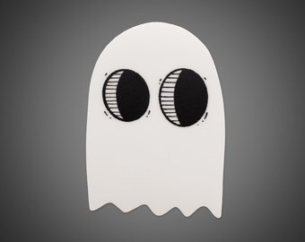 Glowy Ghosty | Glow in the Dark ghost sticker for laptops, water bottles, and phone cases