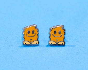 Reggie the Mini-Squatch Earrings | Small Monster Jewelry
