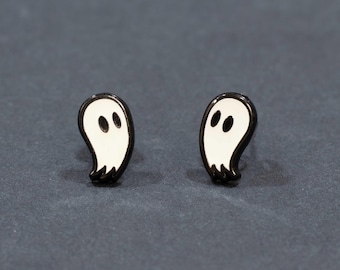 Glow in the Dark Ghost Earrings: Spooky Halloween Jewelry