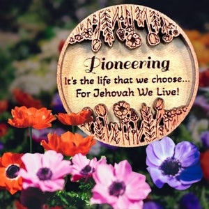 JW Gift- Wood Engraved Pins - 4 Styles