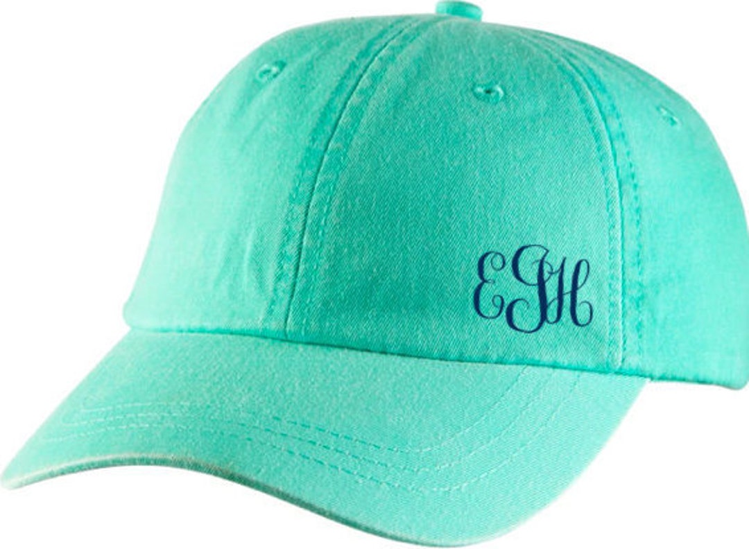 Vinyl Monogram Hat/vinyl Monogram/monogram Baseball Hat for Etsy