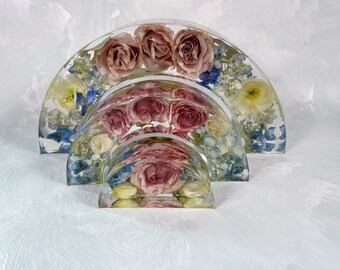 Decoración floral personalizada: Ramo de novia arcoíris (DEPÓSITO)