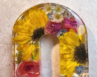 Ramo de novia personalizado Mini Arcoíris: Recuerdo de flores de boda preservadas