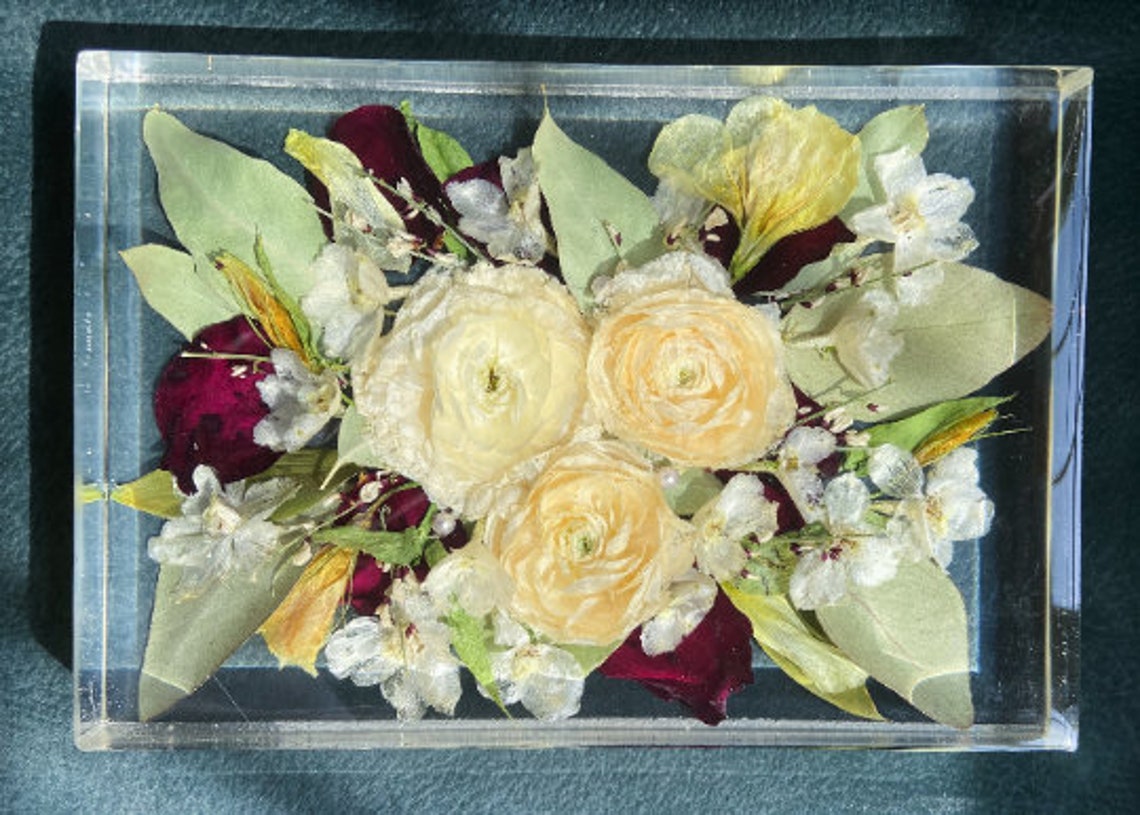Custom Sympathy Floral Preservation Funeral Flower Etsy