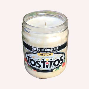Soy Candles Handmade Eco Friendly Gag Gift Organic Beeswax Hemp Wick Funny Gift for Him Cheese Dip