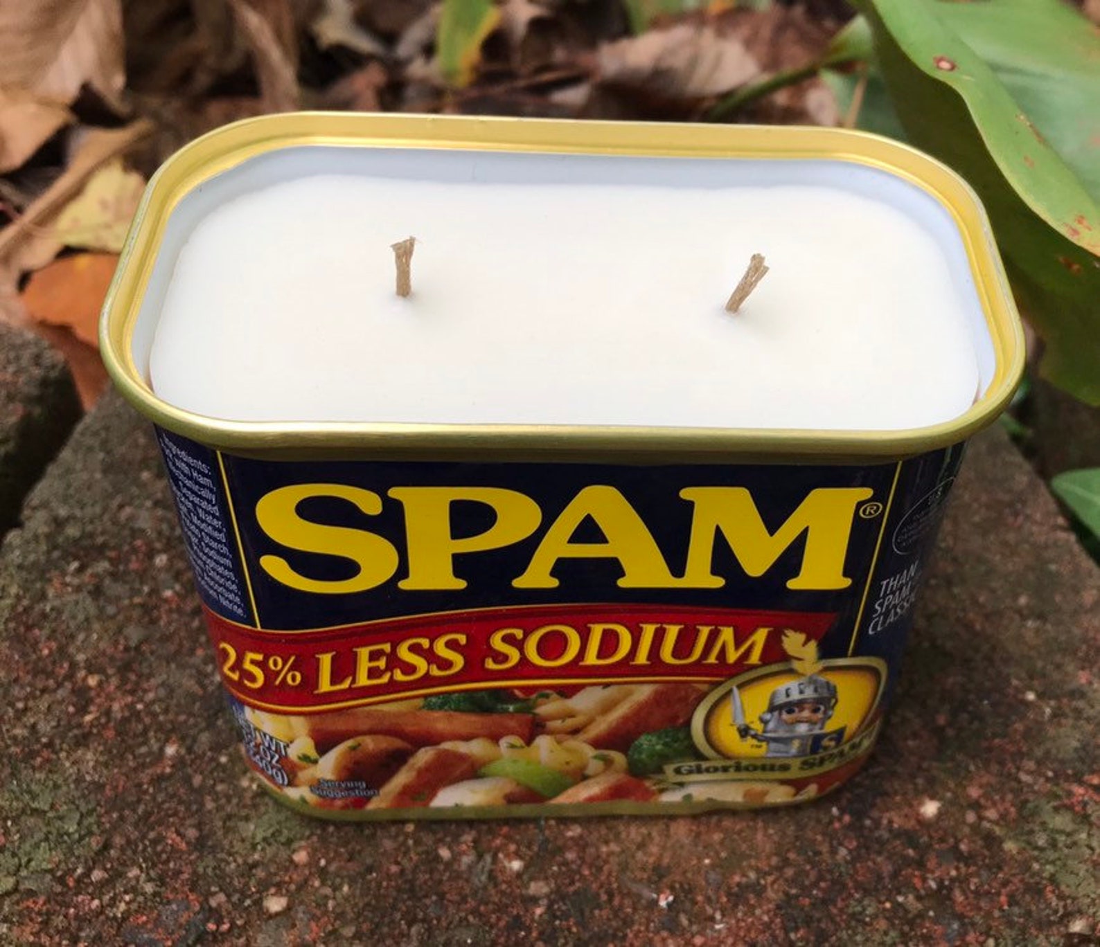 Spam Can CANdle Gag Gift Soy Candles Handmade Recycled Etsy