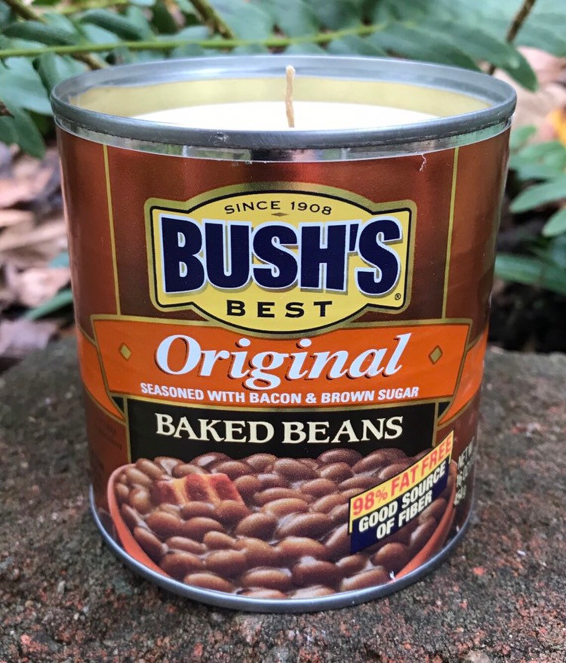Baked beans Can CANdle Gag Gift Soy Candles Handmade Upcycled Etsy