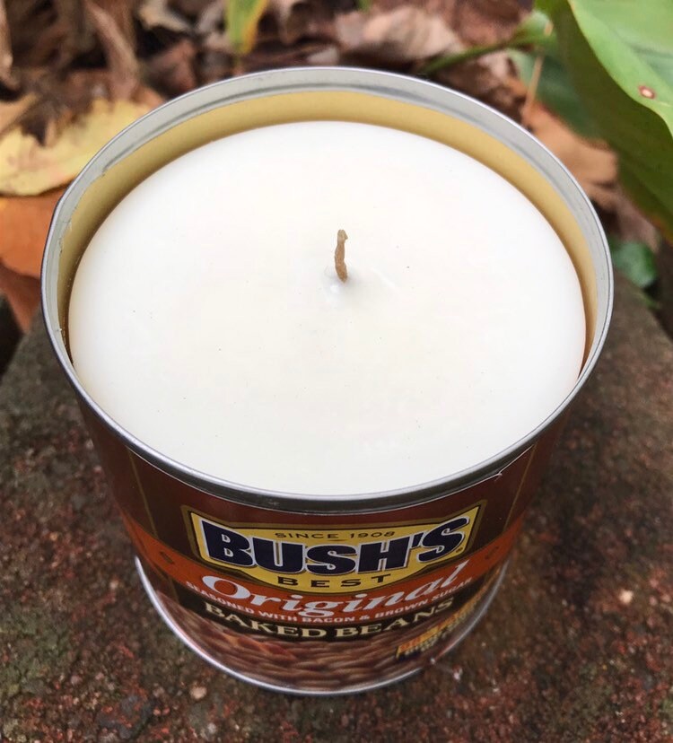 Baked beans Can CANdle Gag Gift Soy Candles Handmade Upcycled Etsy