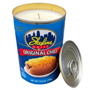 Cincinnati Chili CANdle Upcycled Recycled Soy Candles Handmade Funny Gift