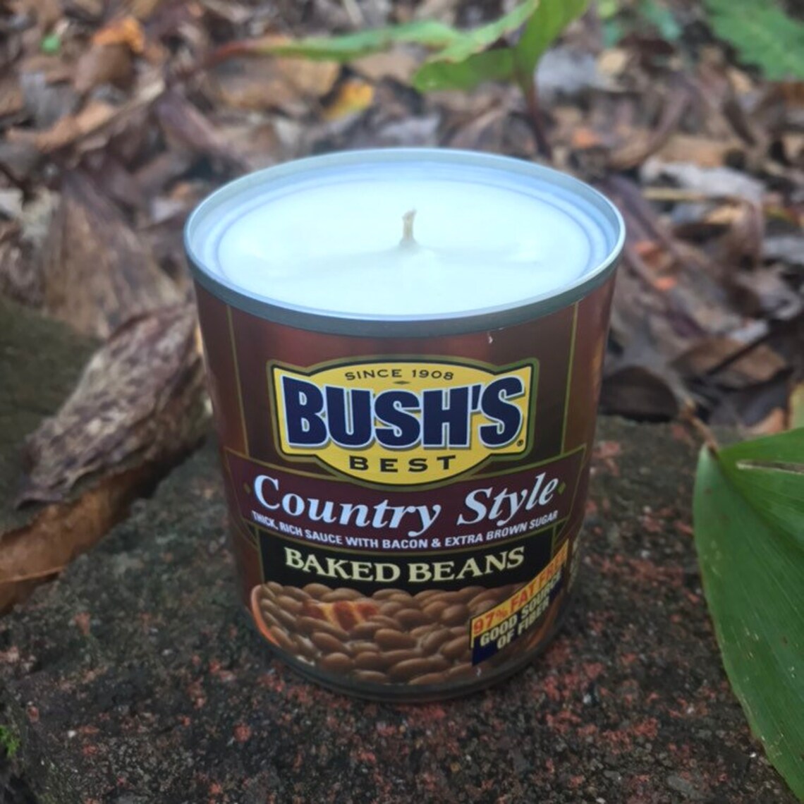 8oz Country Style Baked Bean Recycled Can Scented CANdles Soy Etsy