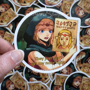 EoW - Affiche de recherche de Zelda Sticker