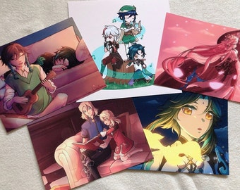 Genshin Prints (5 options)