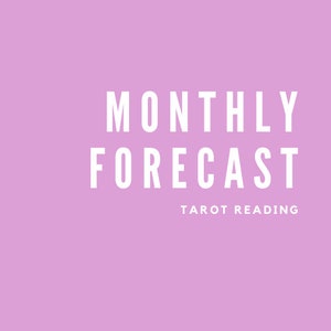 Lectura de pronóstico mensual