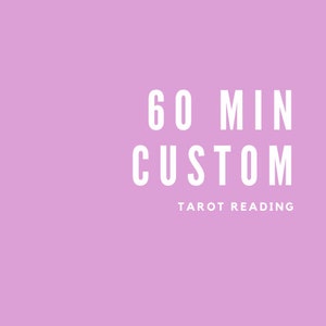 Lectura personalizada de 60 minutos