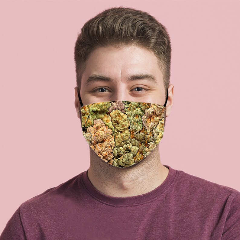 Marijuana Face Mask Weed Mask Cannabis Mask Washable & Etsy