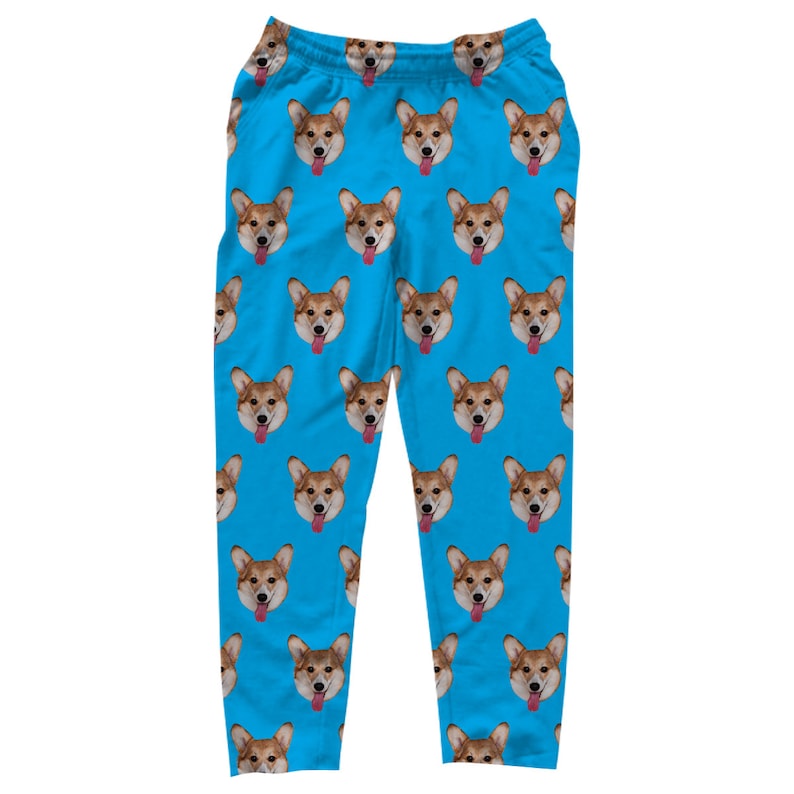 Custom Dog Photo Pajamas Pet Face Pajamas Custom Pajama Etsy