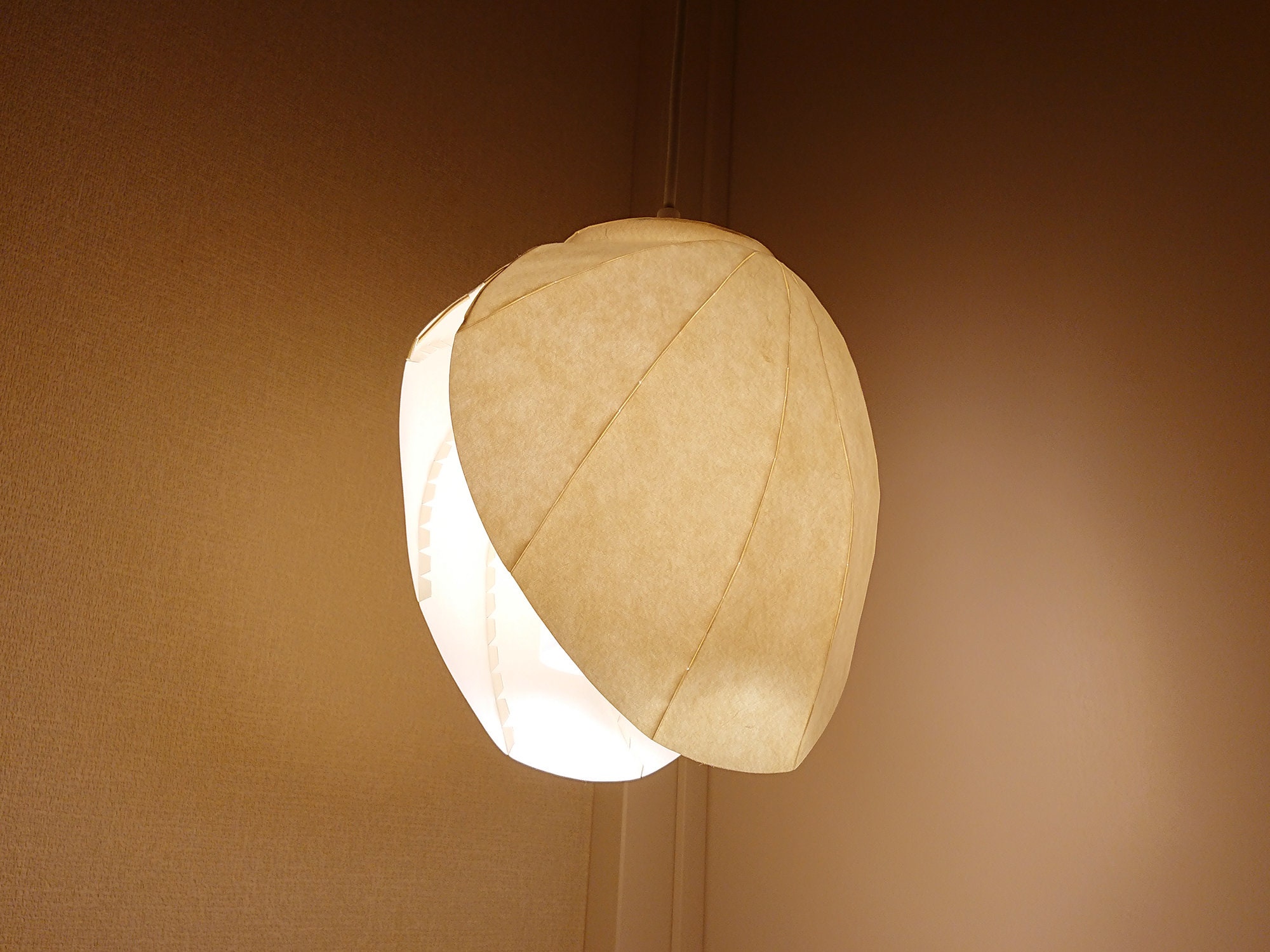 Seashell type pendant light shade Japanese paper lamp shade Etsy