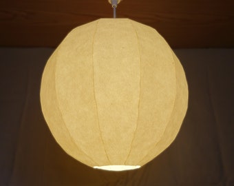 Średniej wielkości abażur do lampy wiszącej typu kulowego Japoński klosz papierowy