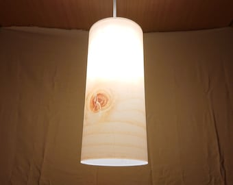 Wood grain pattern 1 illuminated print lampshade