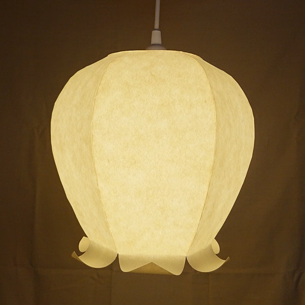 Lily of the valley flower pendant light shade Japanese paper lamp shade