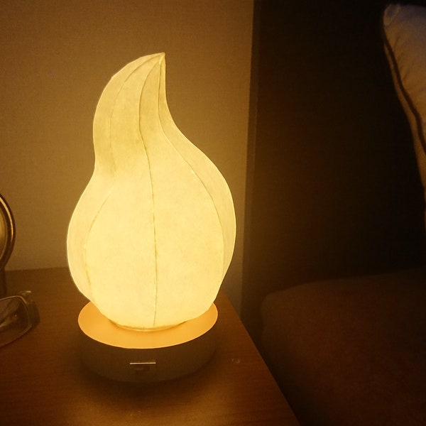 Lampe de nuit à abat-jour en papier japonais