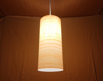 Wood grain pattern 2 illuminated print lampshade